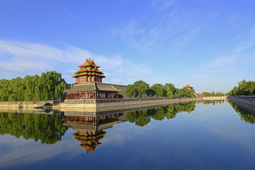 Beijing scenic the Imperial Palace watchtower