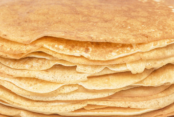 Stack of delicious pancakes, pile, Maslenitsa, shrovetide, mardi gras, background