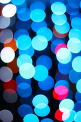 defocused bokeh lights
