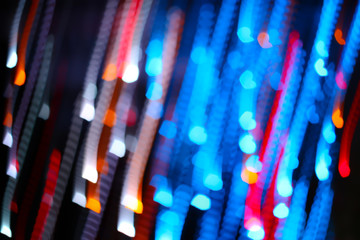 defocused bokeh lights