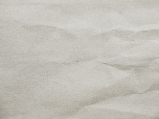 Brown crumpled paper texture background