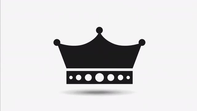 crown icon design, Video Animation