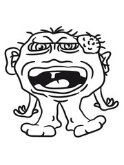 monster bodybuilder muscles strong man Muckis hulk workout ork oger troll funny green