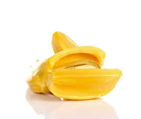Jackfruit isolated on white background
