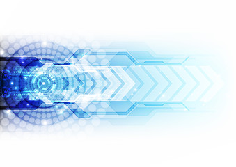 Abstract futuristic speed technology background. Illustration Vector