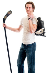 Ice Hockey Player - Casual