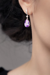 Close up Detail of a Beautiful Earring in Glamour Shot 