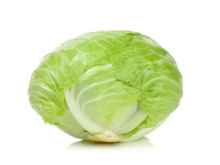 Cabbage isolated on the white background