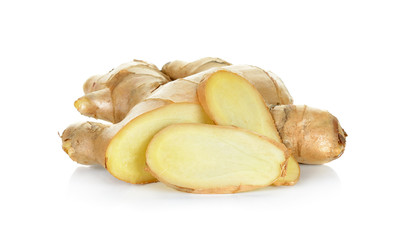 Ginger isolated on the white background