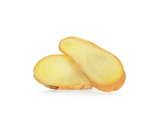 Ginger isolated on the white background