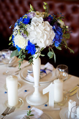 Wedding table setting