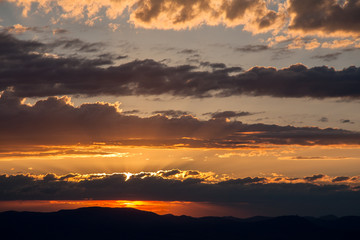 Vosges Mountians Sunset