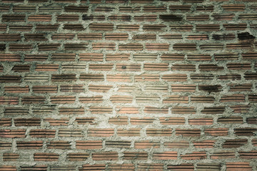 Antique vintage grunge bricks wall