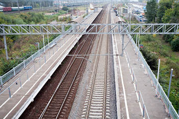 Fototapeta premium railway station