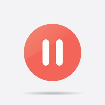 Pause Icon in Vector