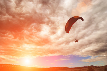 paraglide over the valley