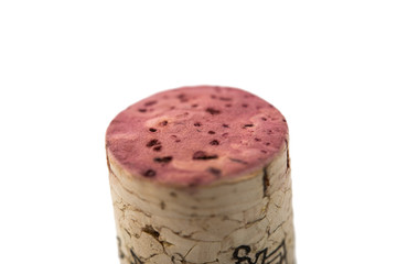 Wine cork, isolated