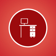 Computer Table Icon