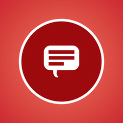 Comments or Speech bubble Icon