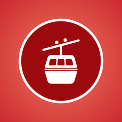 Rope Way Trolley Icon