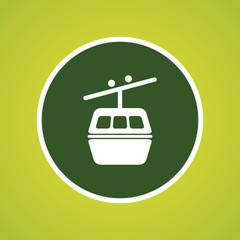 Rope Way Trolley Icon