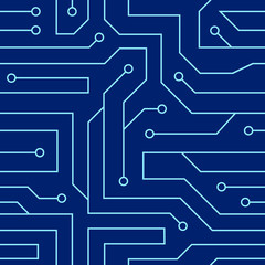 Circuit board seamless pattern
