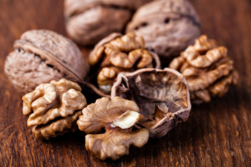 Fototapeta na wymiar walnuts