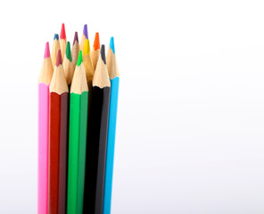 Fototapeta premium Color crayons of different colors