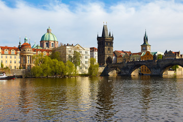 Obraz premium Prague - Charles bridge, Czech Republic
