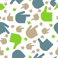 pattern gesture of approval