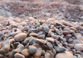 Pebble beach, background