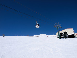 Fototapeta na wymiar Niseko Ski Resorts in Hokkaido 