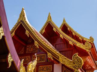 Fototapeta premium Wat Phra That Cho Hae Temple in Phrae at Thailand