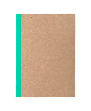 brown cover notebook recycle paper