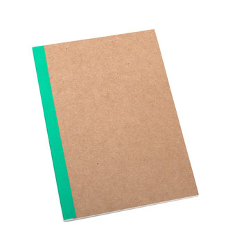 brown cover notebook recycle paper