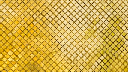gold and yellow mosaic tiles