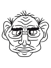 face head ugly disgusting old man grandpa monster troll