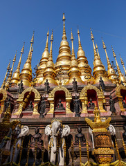  wat phra that suthon mongkol khiri Temple in Phrae at Thailand