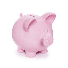 Piggy Bank Isolated on White