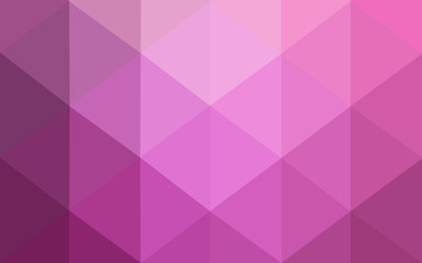 Obraz premium Pink polygonal design pattern, which consist of triangles and gradient in origami style.