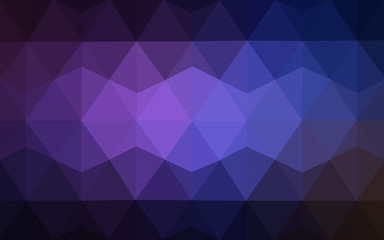 Obraz premium Multicolor dark pink, blue polygonal design pattern, which consist of triangles and gradient in origami style.