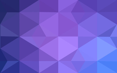 Purple polygonal design pattern, which consist of triangles and gradient in origami style.