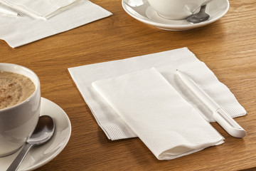 Serviette and Pen