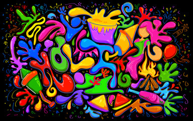Happy Holi background