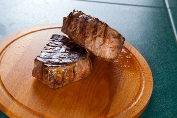 Grilled steak