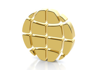 Golden globe symbol