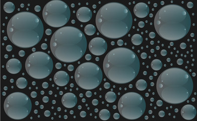Bubbles of soap. Vector illustration