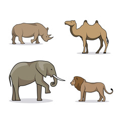 icons of African animals