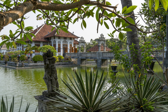 Indonesien, Wasserpalast, " Taman Sukasada Ujung " , Bali.