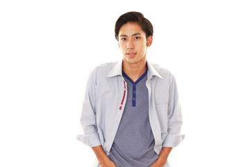 Fototapeta premium 笑顔の青年